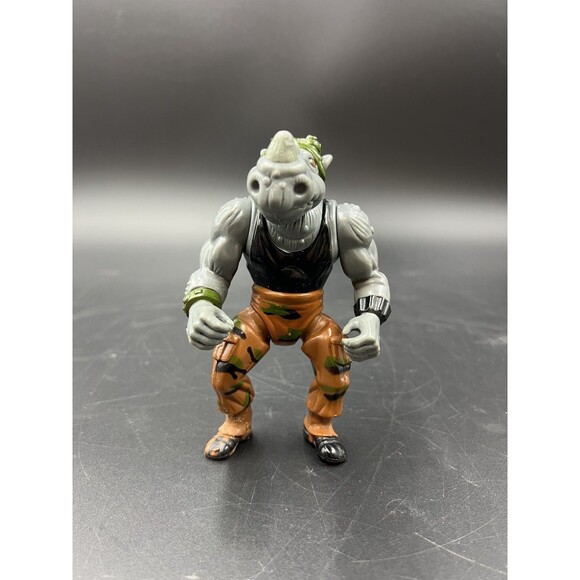 1988 Teenage Mutant Ninja Turtles TMNT Rocksteady - Picture 2 of 7